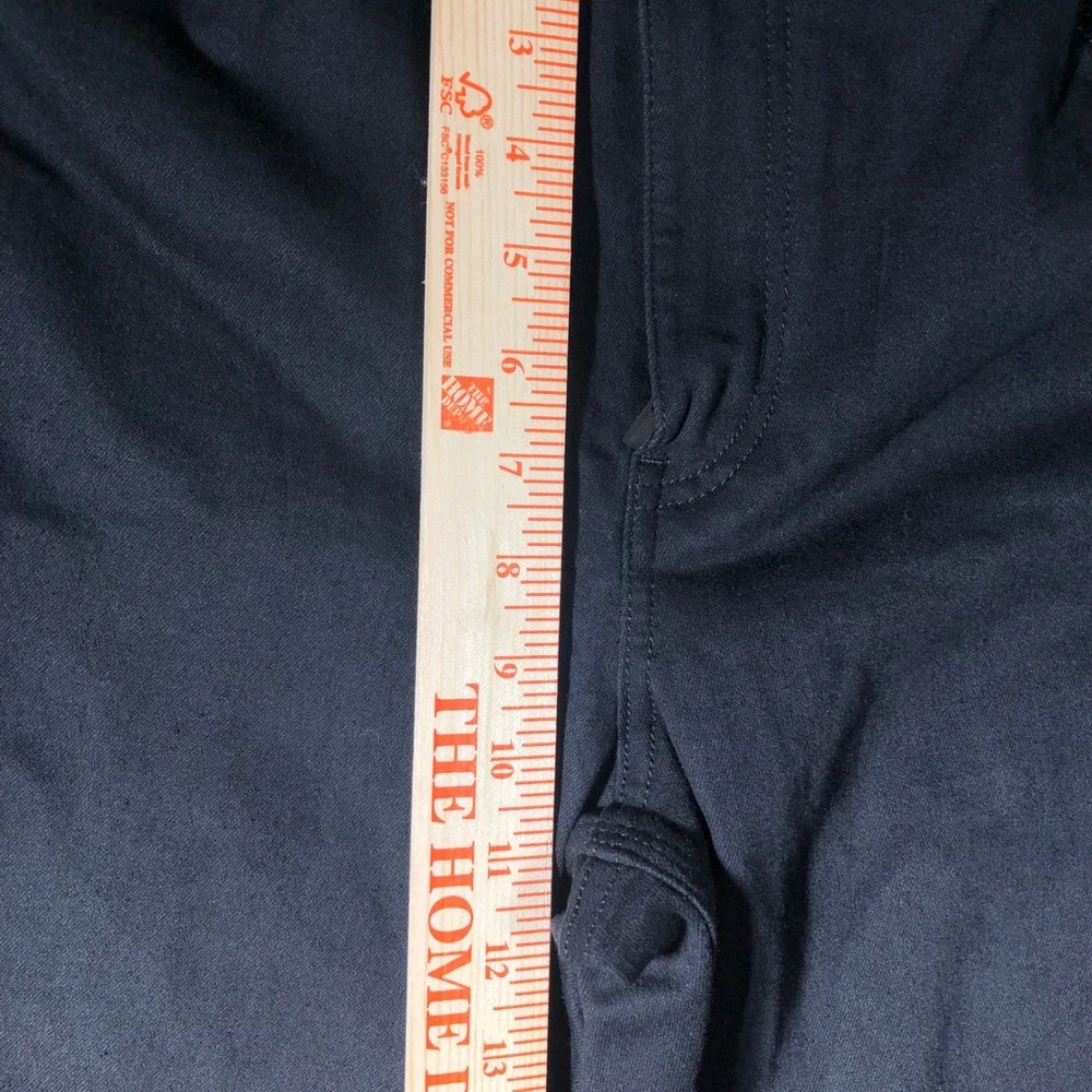 Duluth Trading Co Carpenter Pants Womens 12x31 Black Workwear Straight Leg